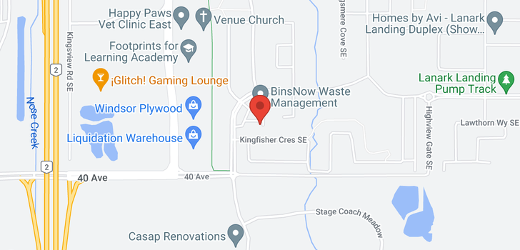 map of 705 1225 Kings Heights Way SE